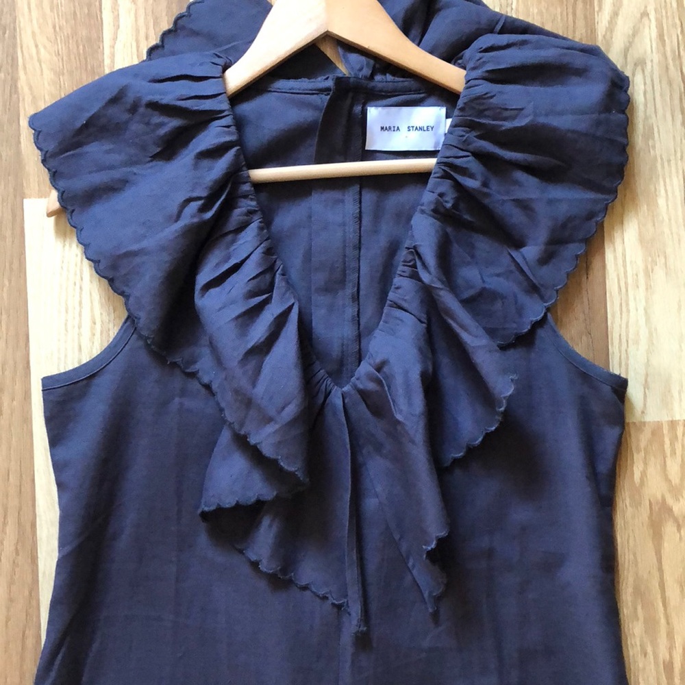 Maria Stanley linen jumper